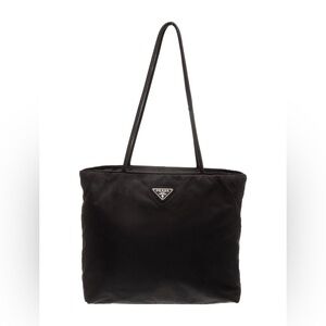 PRADA Nylon Black Tote Bag